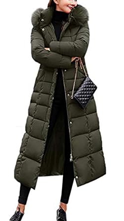 Neuda Winterjacke Damen Warm Winterjacke Parka Jacke Mantel Lange