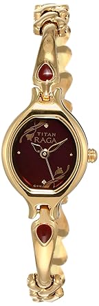 Raga Analog Red Dial Women's Watch -NK2387YM07