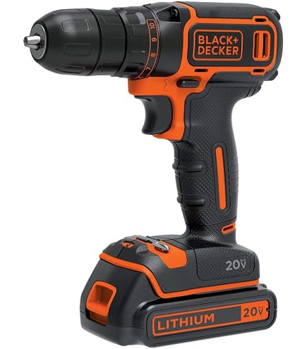 Amazon.com: BLACK+DECKER - 18 V Li-Ion Cordless Drill with Charger