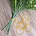 Supla 600 Pcs Per Bag Rubber Bands Rubber Ring Band Loop in Yellow Sturdy Stretchable Elastic Holder Band Loop School Office Supplies Stationery
