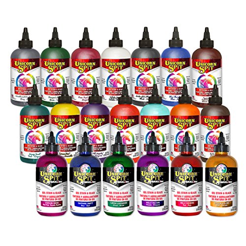 Unicorn SPiT - Gel Stain & Glaze - 20 COMPLETE Paint Collection - 8oz Original and Sparkle Collection