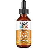 BIORAY Kids NDF Tummy, Raspberry - 2 fl oz - 11-Strain Probiotic Blend - Supports The Immune Response in The GI Tract - Non-GMO, Vegan, Gluten Free - Approx. 30 Servings