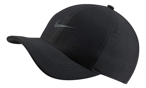 Nike Adult AeroBill Classic 99 Perforated Training, Cap, Gat (Black