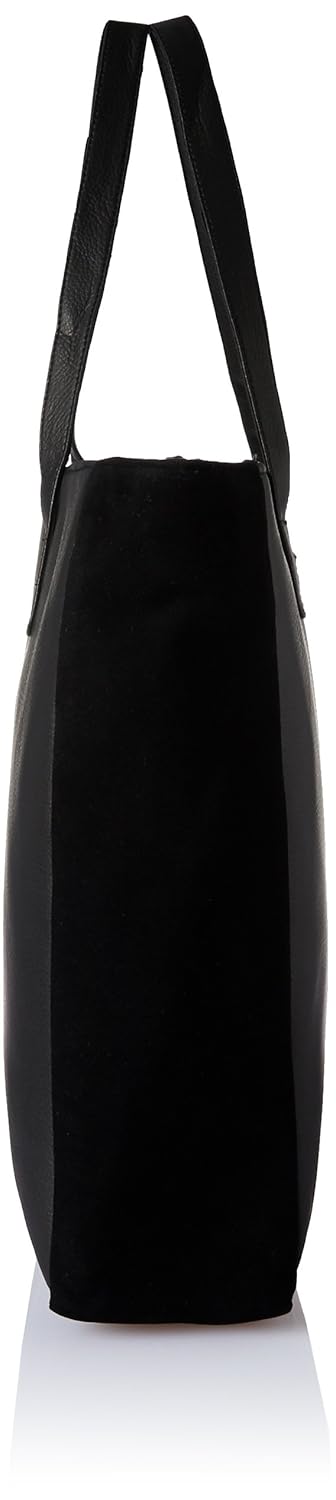 kanvas katha women's tote bag (black) ()