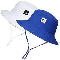55cube Baby Sun Hat Beach Bucket hat for Girls 0-6