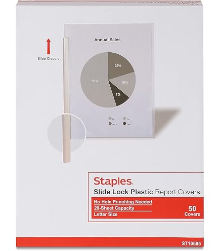 Amazon.com : Staples Presentation Book with 12 Clear Sleeves