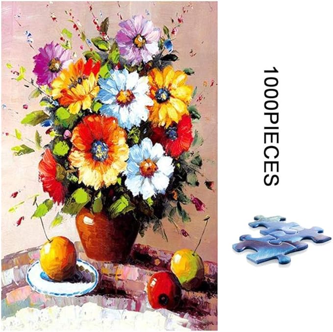 Sonnenblumen Puzzle 300 Teile - Holz Puzzle Für Erwachsene & Kinder