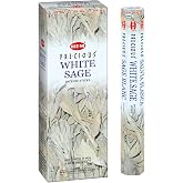 HEM White Sage Incense Sticks - 100 Count | Natural Air Purifying Aromatherapy | Calming and Cleansing Fragrance | Perfect for Meditation and Relaxation | Long-Lasting Burn