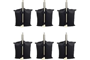 YELAIYEHAO 6 PCS Weights Bag for Pop up Canopy Tent Weighted Feet Bag Sand Bag (6pcs)