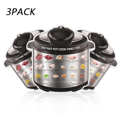 Lote de 3 imanes para patatas instantáneas, con pegatina magnética ...