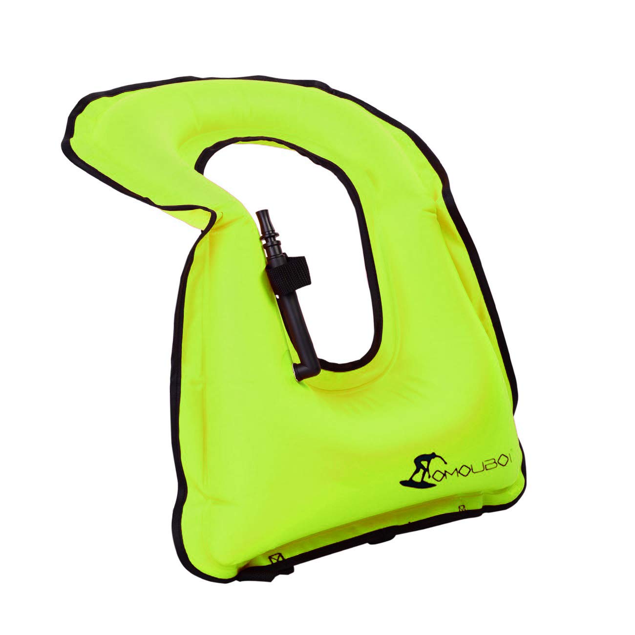 FORWEWAY Inflatable Snorkel Vest Kayak Swimming Vest for Adults Snorkel Vests Inflatable Buoyancy Vest for Snorkeling Water Sports Beginner Adults-Only (Green)