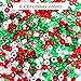 850 Pieces Christmas Pony Beads Glitter Pony Beads Plastic Craft Beads with Storage Box for Christmas Home Decoration DIY Crafts