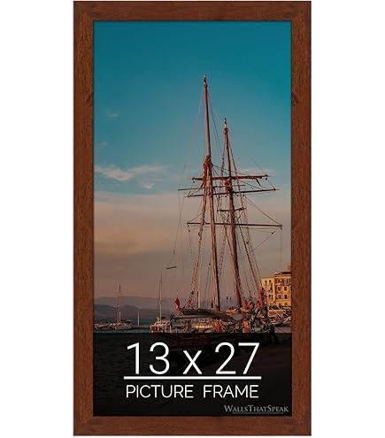 Amazon.com - wallsthatspeak 13x27 Black Picture Frame for Puzzles