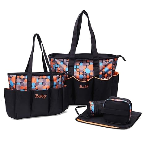 polka dot diaper bag