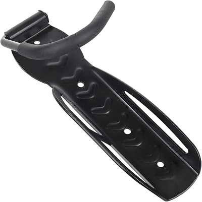 Maclean Vertical Bike Wall Mount Stand Steel Storage Hook 24-29 Inch Wheels