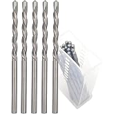 JFOGO 15 Pieces Drywall Cutting Tools 1/8 Inch Guide Point Cutting Bits,HSS65 Drill Bits, Cutting Drywall, Used for with Spiral Saw and Power Tools