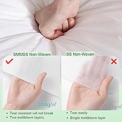 Husviuxin Disposable Bed Sheets Fitted Sheet for