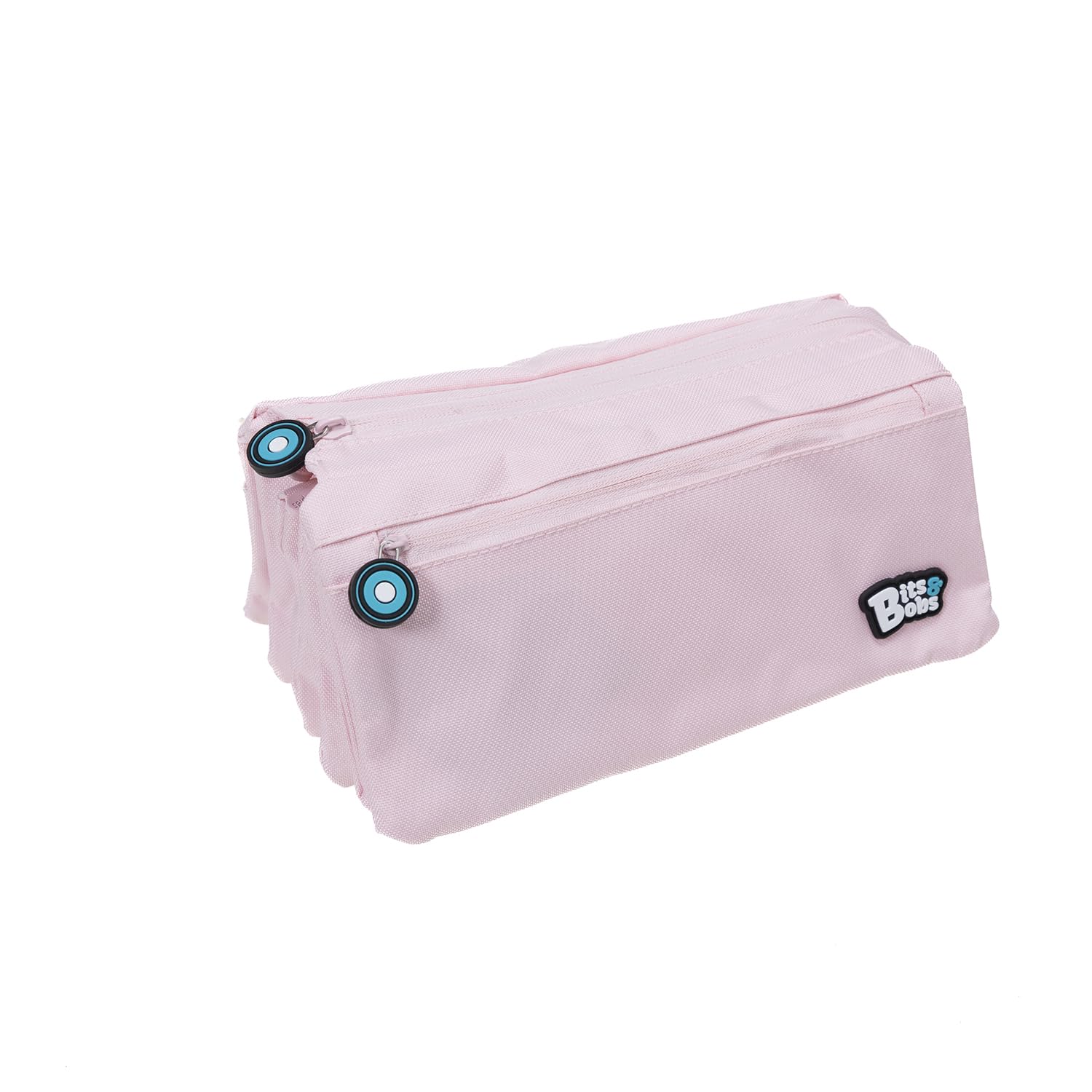 Grafoplás | School Case Four Compartments | Light Pink | 23 x 12 cm | Bits & Bobs | Soft Colours, Soft Pink, 23x12cm, School