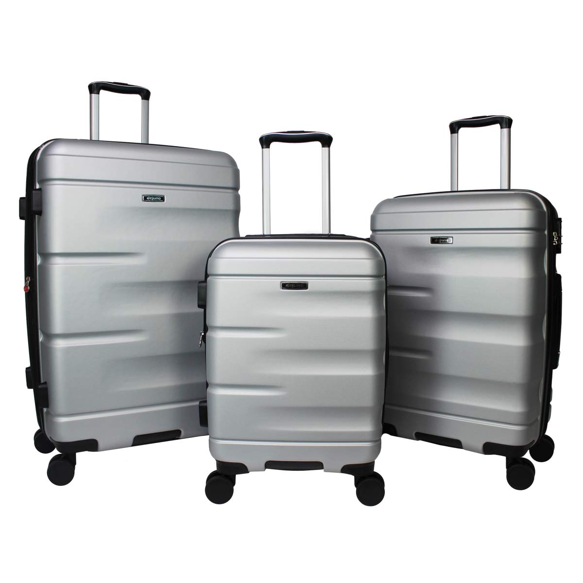 Luggage Dejuno 25DJ-605-SILVER 3 Piece 