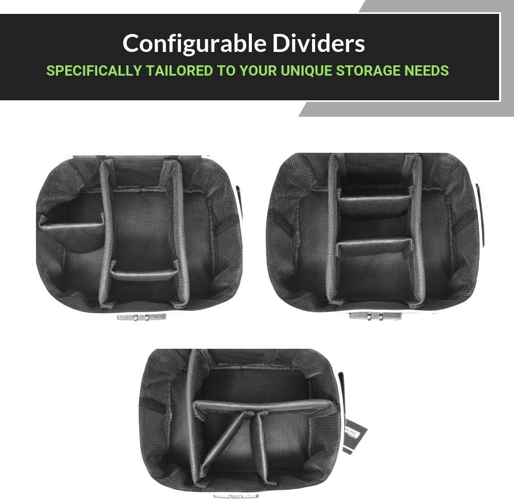 Extra Large Smell Proof Case with Combination Lock (12" x 9" x 6") - Premium Odor Proof Bag and Container Designed to Store and Preserve All Your Accessories(Black, Extra Large)