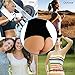 HOLYSNOW Women Apple Bottom Shaper High Waist Belly Control Slimer Black M/L