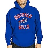 Team Fan Apparel NFL Adult Gameday Hooded Sweatshirt - Poly Fleece Cotton Blend - Stay Warm and Represent Your Team in Style