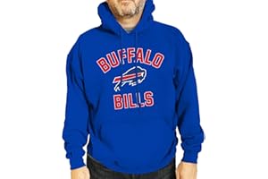 Team Fan Apparel NFL Adult Gameday Hooded Sweatshirt - Poly Fleece Cotton Blend - Stay Warm and Represent Your Team in Style