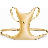 Intimia Breast Pillow for Chest Wrinkles and Side Sleeping - Breast Pillow for Wrinkle Prevention - Chest Wrinkle Pillow for Breast Support (Gold)