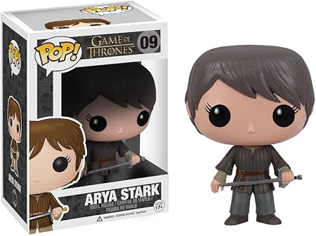 arya stark pop keychain
