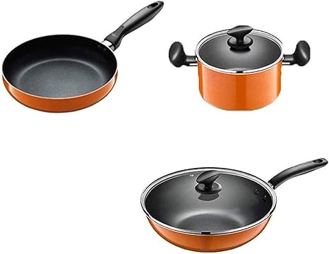 Amazon Tyuioyhzx キッチン調理器具セット アルミ合金のキッチン調理器具 セットwoks Stir Fryパンツポットとパンセット 誘導ガス炊飯器調理器具セットギフト ご飯鍋 文化鍋 オンライン通販