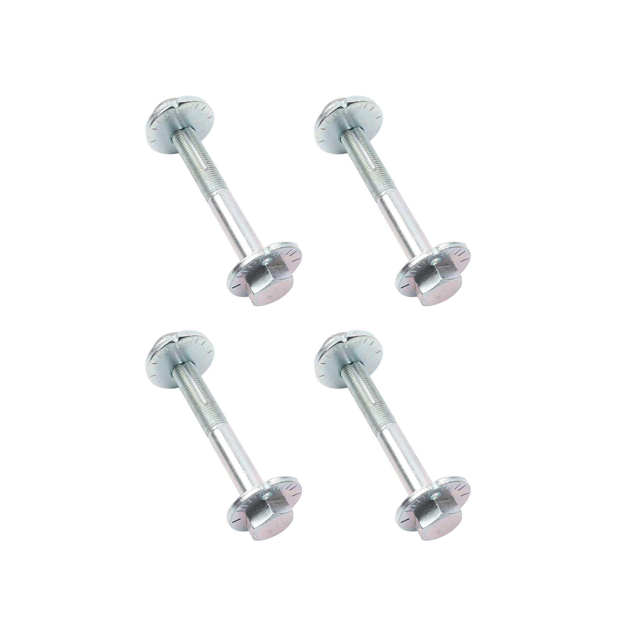 Photo 1 of Dasbecan 4Pcs Front Shaft Rear Lower Control Arm Alignment Cam Bolts Compatible with Nissan Pathfinder Xterra Armada Frontier 2005-2021 Adjustment Eccentric Bolt Replaces# 54580-7S000 545807S000