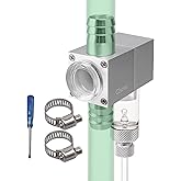 Clscea External Inline CO2 Diffuser Atomizer with Bubble Counter Aluminum Alloy for Planted Aquarium Canister Filter (DC400-L-16)