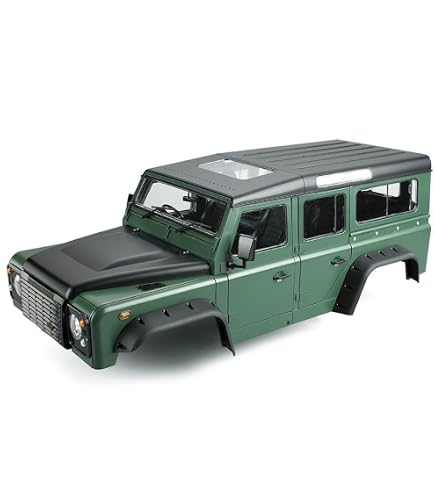 Traxxas TRX-4 Land Rover Defender Body – 1/10 Scale, Pre-Painted Red – Ready For Your Crawler