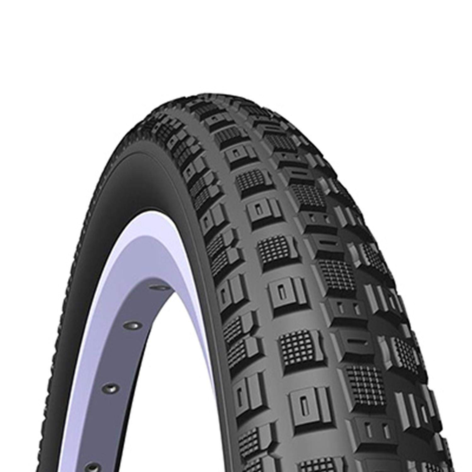 Rubena/Mitas Kids X-Caliber X1 Classic Cycle Tyre - Black, Size 16 x 1.75 x 2