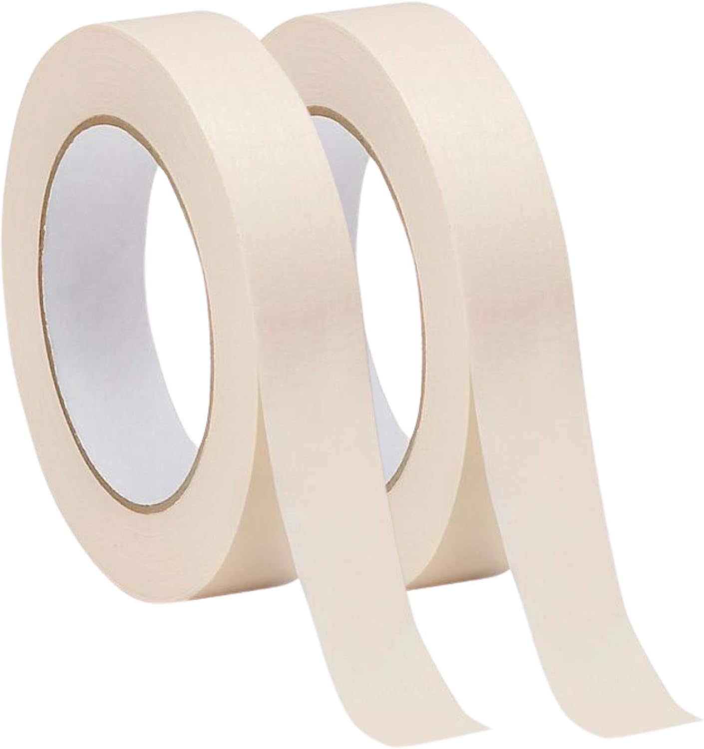 1InTheOffice General Purpose Masking Tape,0.94-Inch by 60.1-Yards, 3" Core, 2/Pack (1 Inch): Office Products