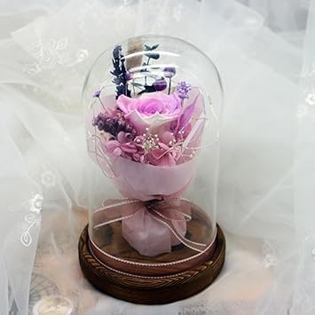 Hcp Zsh Glowing Verre Petit Bouquet De Fleur Immortelle