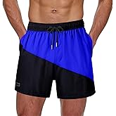 ZAIGGUT Mens Swim Trunks Mesh Lining Bathing Suit Mens Board Shorts Swimwear with Pockets