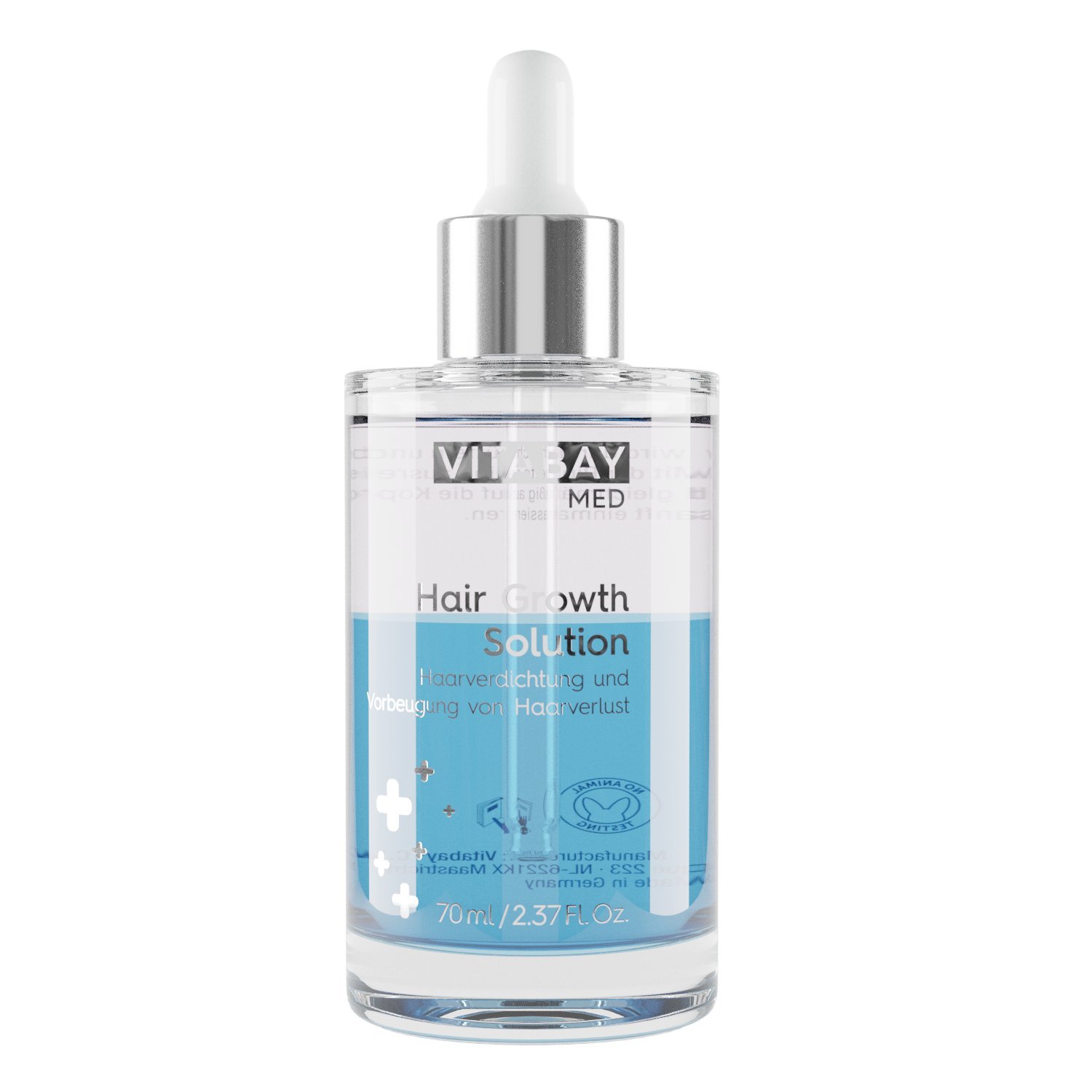 Hair Growth Solution - 70 ml - Hair Growth Serum - Hair thickening and prevention of hair loss