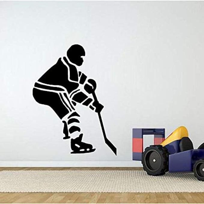 WallstickerInteresting Eis - Hockey - Spieler Wohnzimmer Schlafzimmer