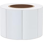 Hybsk 2.25x1.25 inch Direct Thermal Labels for Barcodes, Address, Compatible with Rollo Label Printer & Zebra Desktop Printers (2.25"x1.25",White)