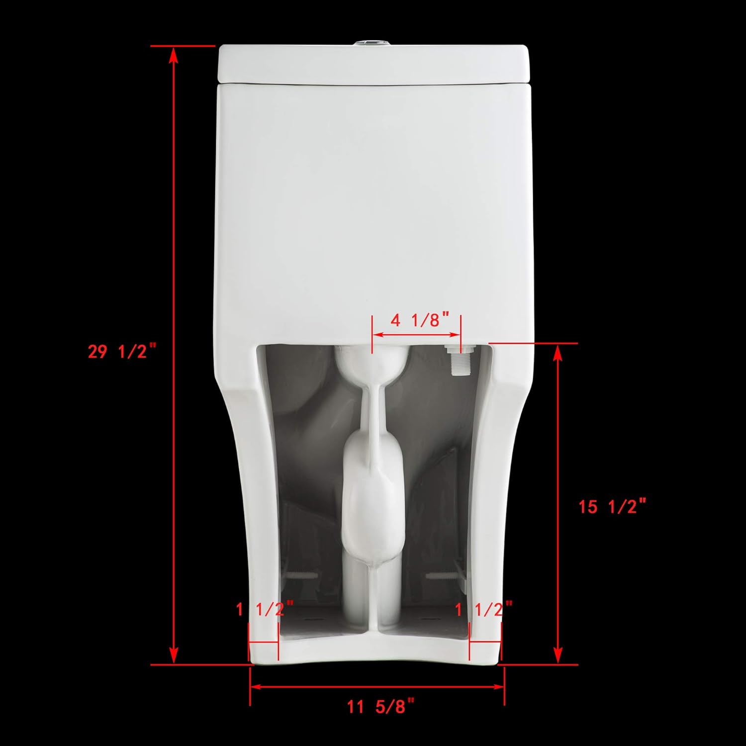 DeerValley DV-1F52816 Dual-Flush Elongated One-Piece Toilet, Soft Closing Seat Included, High-Efficiency, Comfort-Height, WaterSense, Cotton White - - 