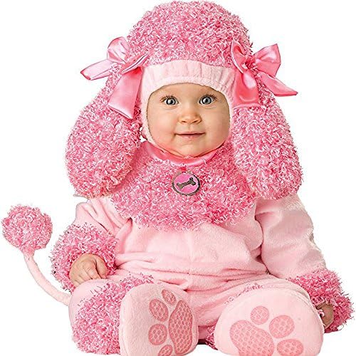 Toddler Baby Infant Cutie Poodle Pink Dog Animal Christmas Outfit Costume