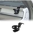 HIRUFAIT Dashboard Cup Holder Compatible with L@nd Rover Defender 90/110/130 2020-2025 Accessories, Cup Holder Expander for LR Defender 2024, Black Cup Drink Holder 1Pcs (Style A, Dashboard)
