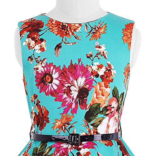 4 Kate+Kasin+Sleeveless+Vintage+Dresses