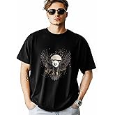 Mens Graphic T-Shirts, Eagle Short Sleeve Crew Neck Comfortable Soft Casual Classic Tee, XS - 5XL Cartoon Tshirts Top