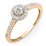 Dazzlingrock Collection 0.40 Cttw 14K Round Cut