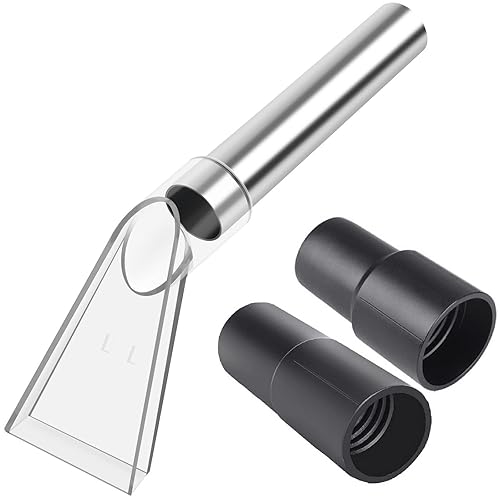 RosyOcean Shop Vac Extractor Attachment for Upholstery & Carpet Cleaning Accessory Hand Wand with Viewing Head Auto Detailing Vacuum Head Hand Tool for Truck Mount & Portable Extractor Vacuum Cleaner