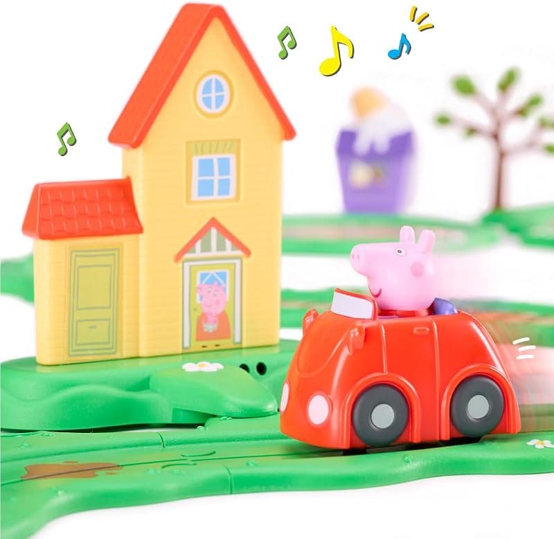 Circuito Peppa Pig Tren y Coche