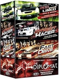 Coffret Action Drive : Red Lined - Gun & Speed + Street Racer + Fast Drive + The Diplomat - Pack