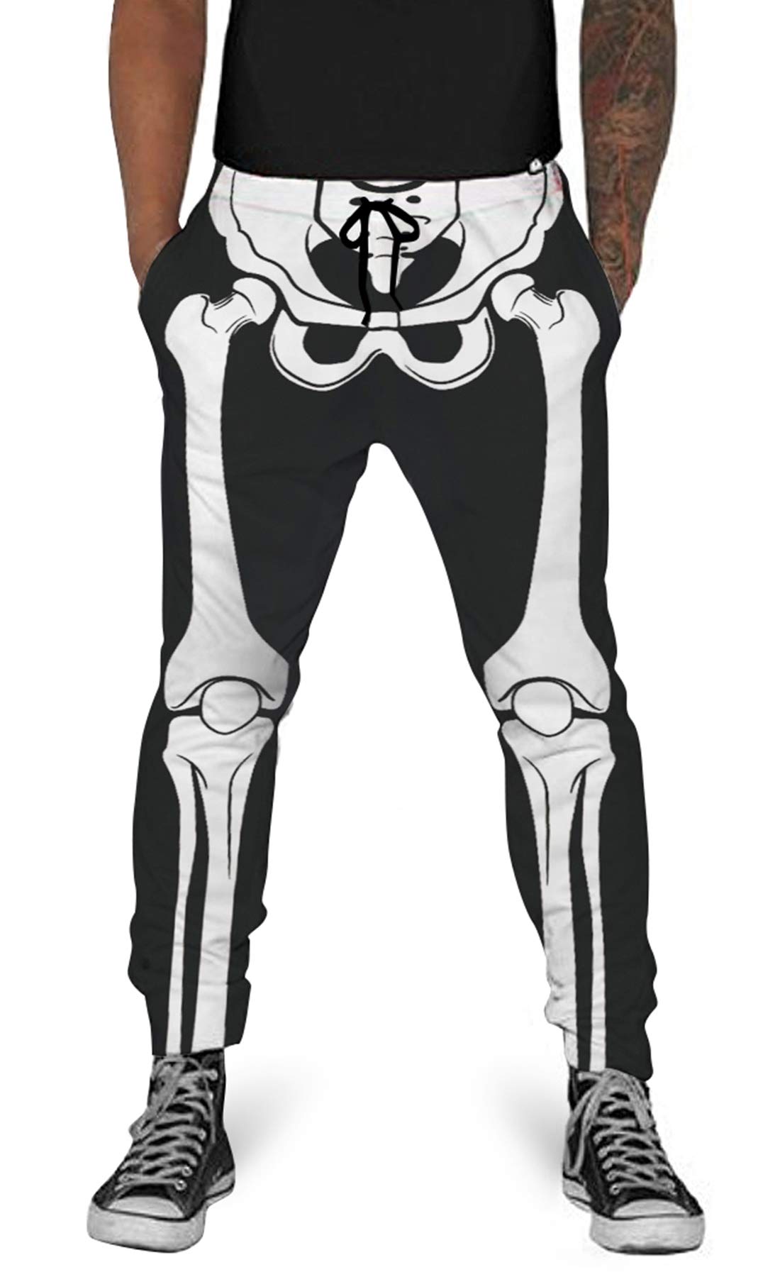 UNIFACO Unisex 3D Digital Print Sports Jogger Pants Casual Graphic Trousers Sweatpants with Drawstring